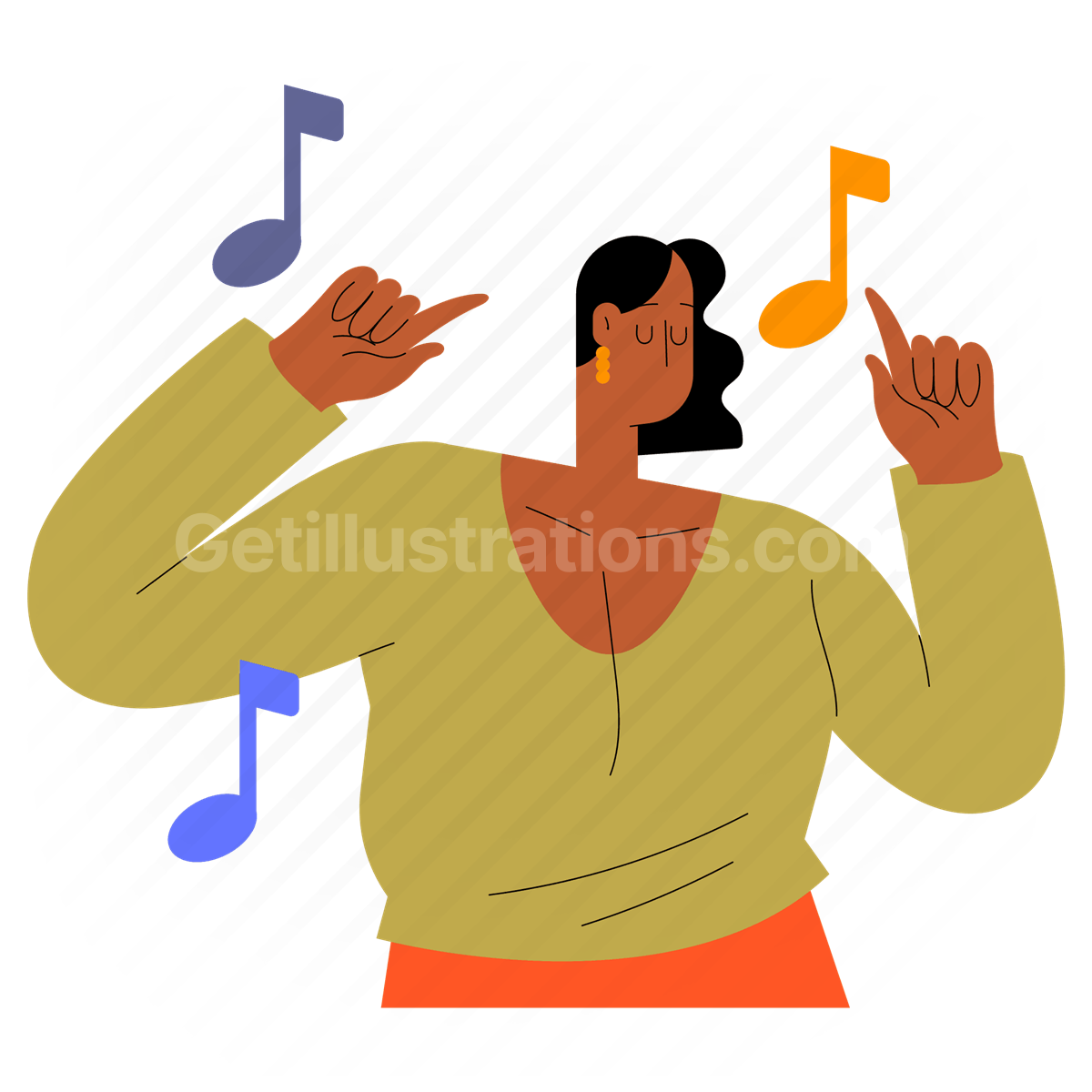 Music and Entertainment  illustration preview image